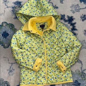 Ralph Lauren Yellow and Blue quilted barn jacket